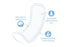 Organic Cotton Maxi 12 Pads Super - Eco Natural Products - Natracare - Feminine Sanitary Supplies