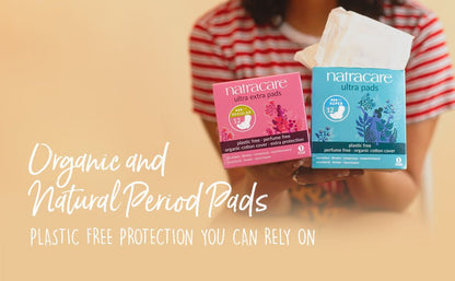 Organic Cotton Maxi 14 Pads Regular - Natracare - Feminine Sanitary Supplies - Eco Natural Products