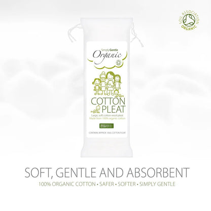 Organic Cotton Pleat 100g - Simply Gentle - Cotton - Eco Natural Products