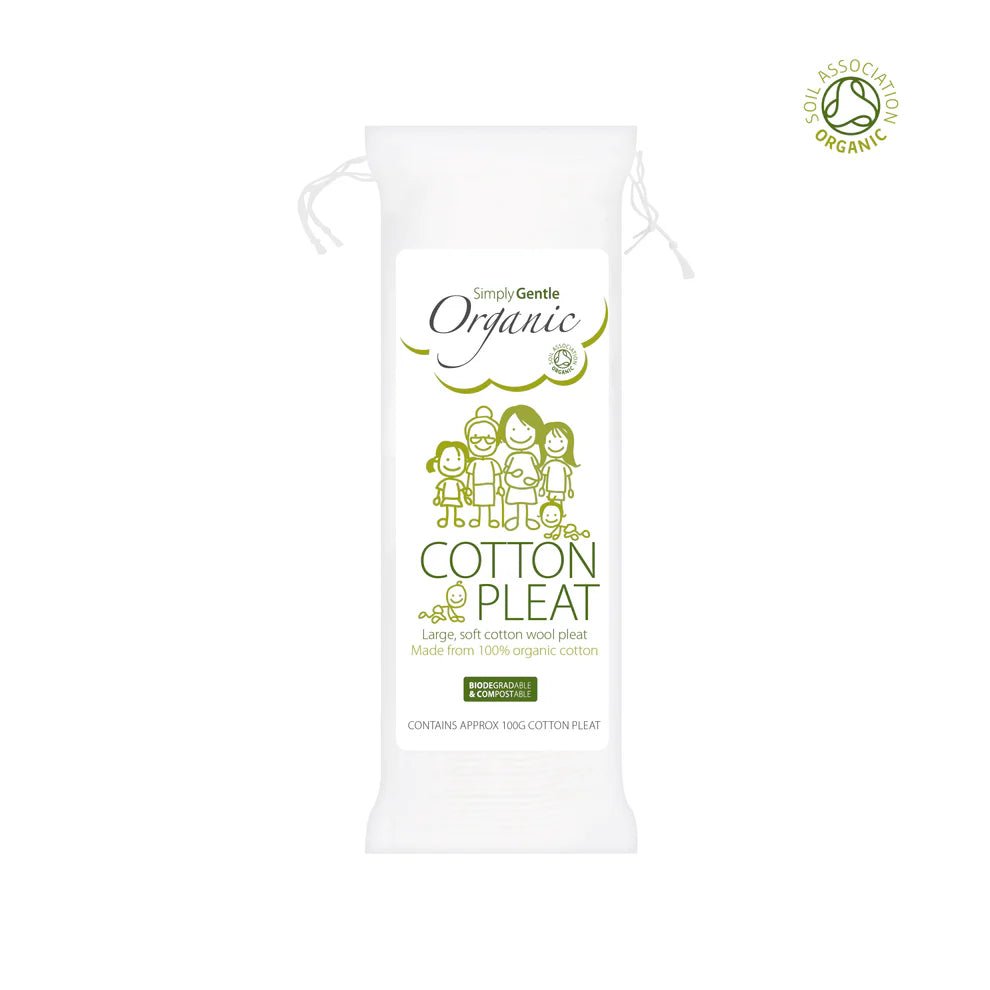 Organic Cotton Pleat 100g - Simply Gentle - Cotton - Eco Natural Products