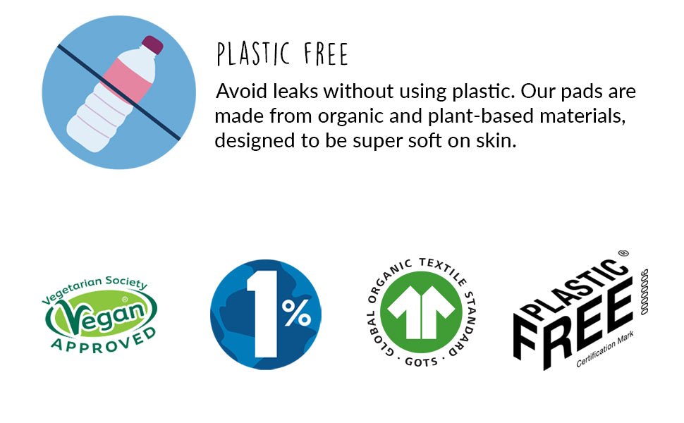 Organic Cotton Ultra Extra Pads 8 Long - Natracare - Feminine Sanitary Supplies - Eco Natural Products