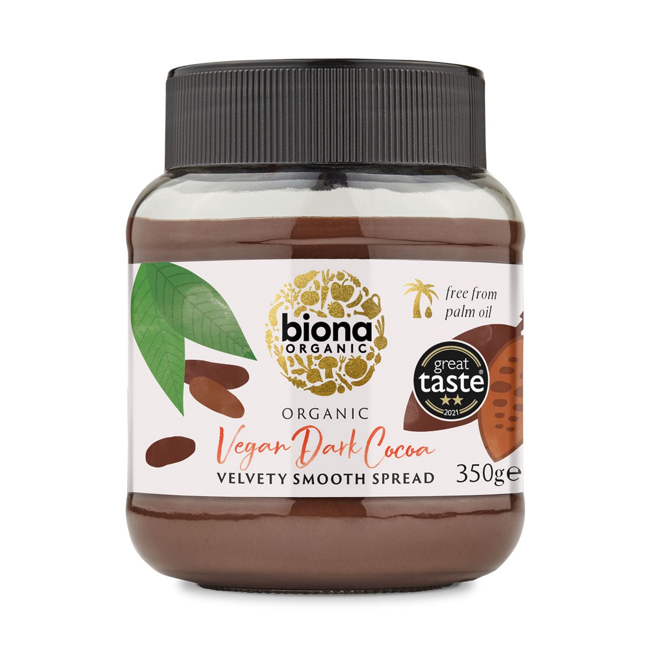 Organic Dark Chocolate Spread Vegan 350g - Biona - Chocolate Spread - Eco Natural Products