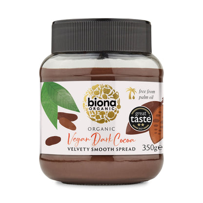 Organic Dark Chocolate Spread Vegan 350g - Biona - Chocolate Spread - Eco Natural Products