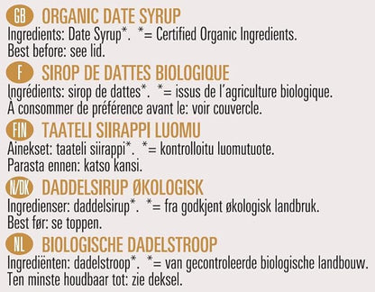 Organic Date Syrup 350g - Biona - Syrup - Eco Natural Products