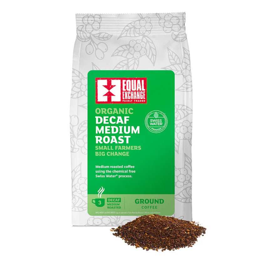 Organic Decaf Medium Roast Ground Coffee 200g - Equal Exchange - Coffee Beans & Ground Coffee - Equal Exchange