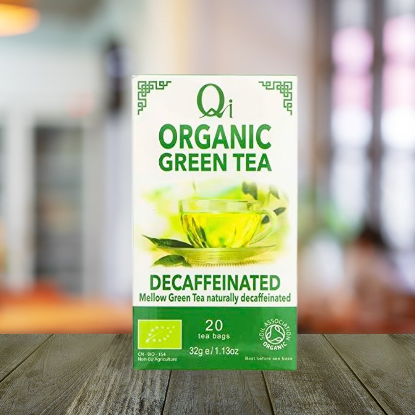 Organic Decaffeinated Green Tea 20 Bags - Qi - Green tea - Eco Natural Products