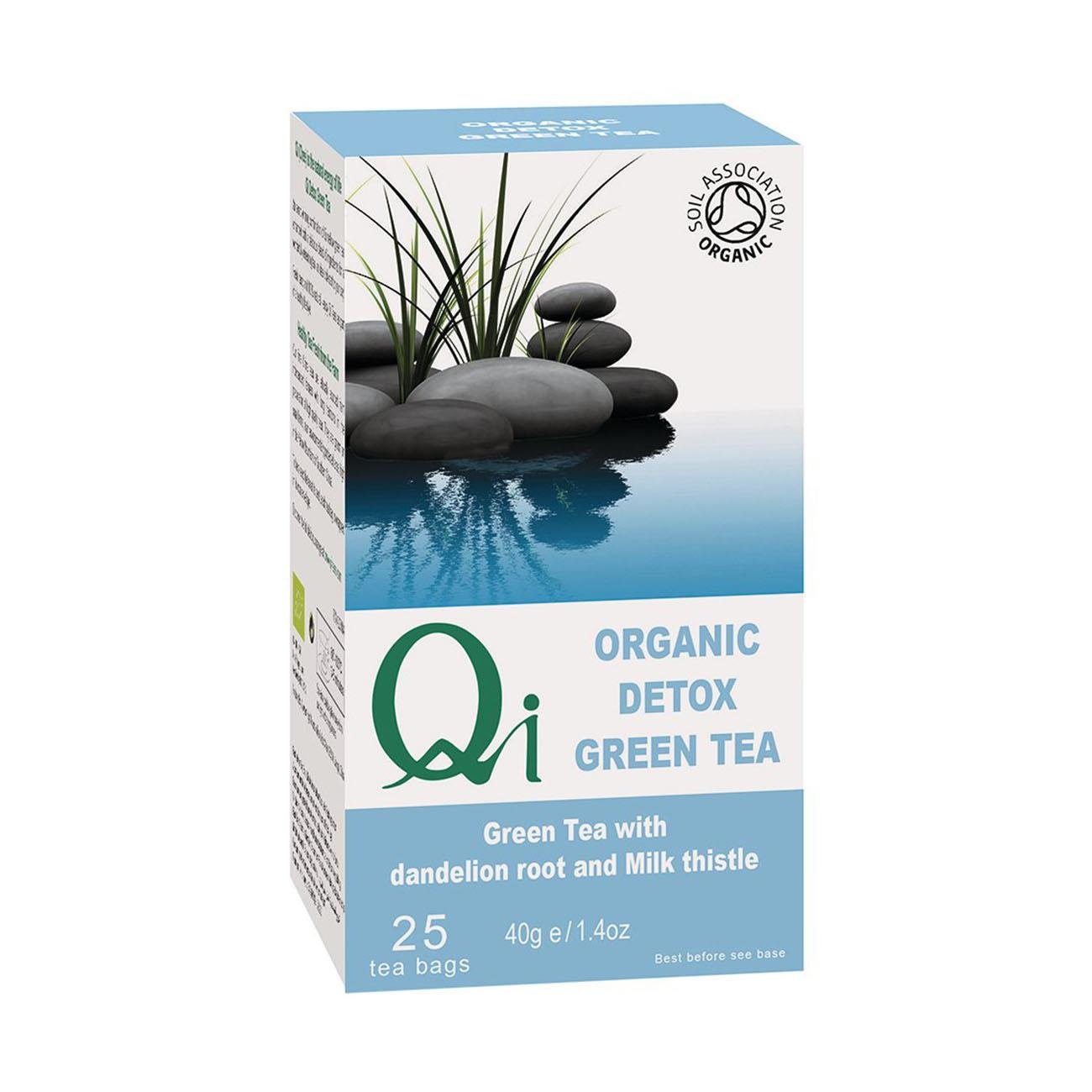 Organic Detox Green Tea 25 Bags - Qi - Green tea - Eco Natural Products