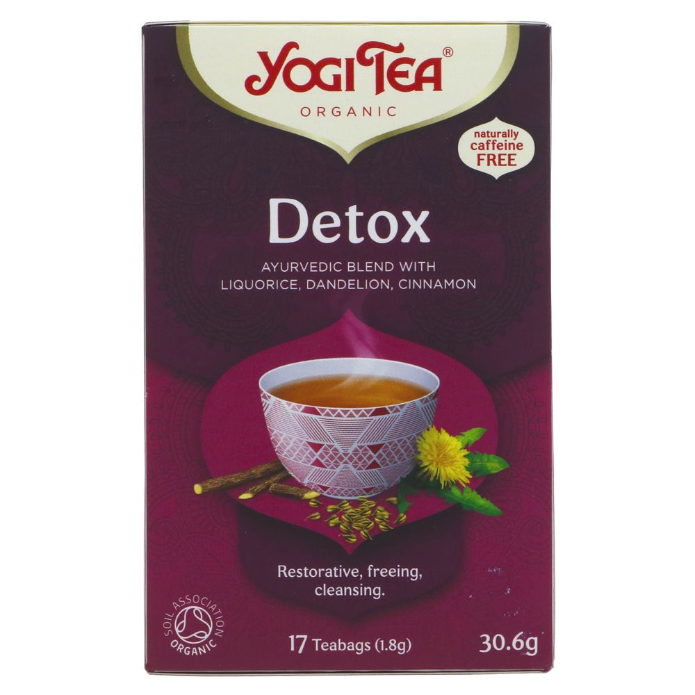 Organic Detox Herbal Tea 17 Bags - Yogi Tea - Tea - Eco Natural Products