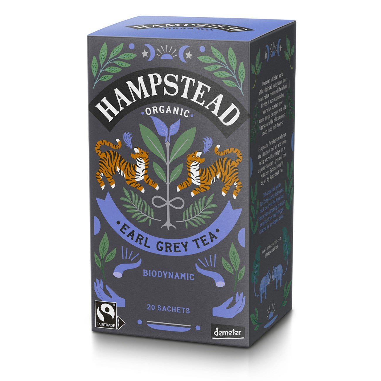 Organic Divine Earl Grey Black Tea 20 bags - Hampstead Tea - Black tea - Eco Natural Products