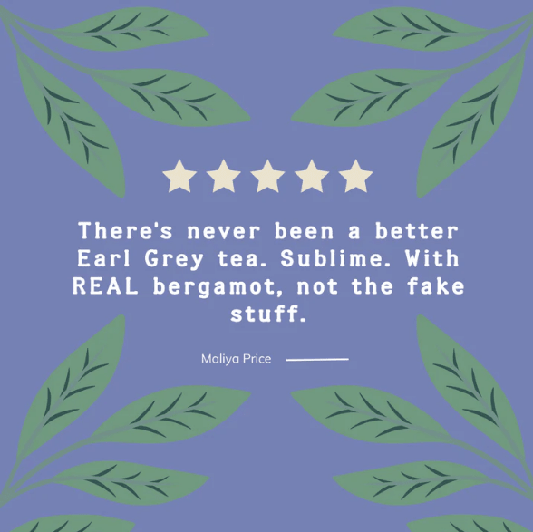 Organic Divine Earl Grey Black Tea 20 Bags - Hampstead Tea - Black Tea - Hampstead Tea