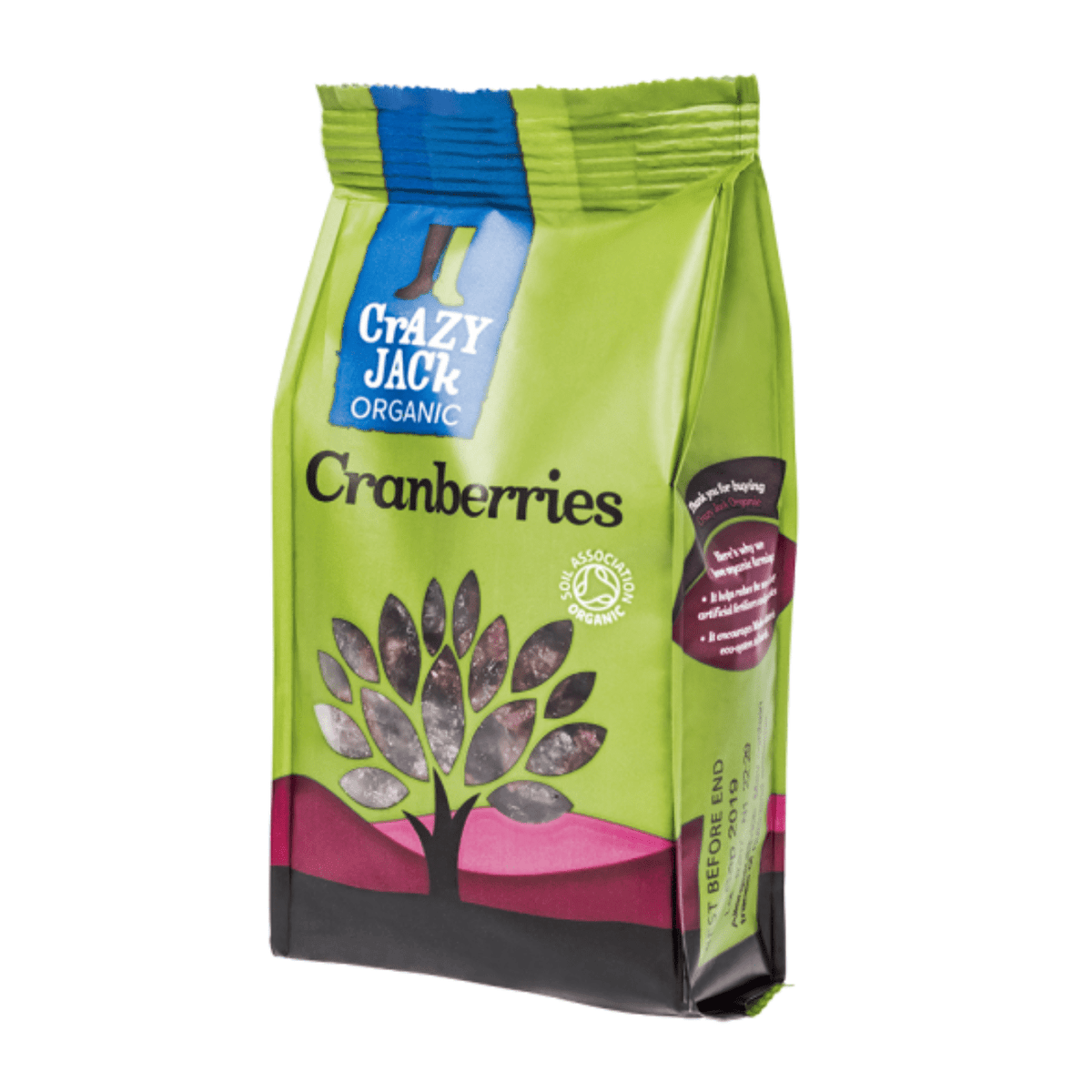 Organic Dried Cranberries 100g - Crazy Jack - Dried Fruits - Crazy Jack