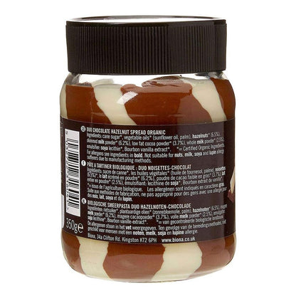 Organic Duo Chocolate Hazelnut Spread 350g - Biona - Spread - Eco Natural Products