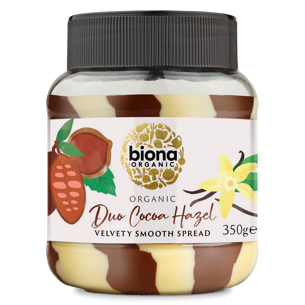 Organic Duo Chocolate Hazelnut Spread 350g - Biona - Spread - Eco Natural Products