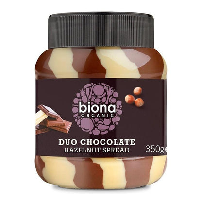 Organic Duo Chocolate Hazelnut Spread 350g - Biona - Spread - Eco Natural Products