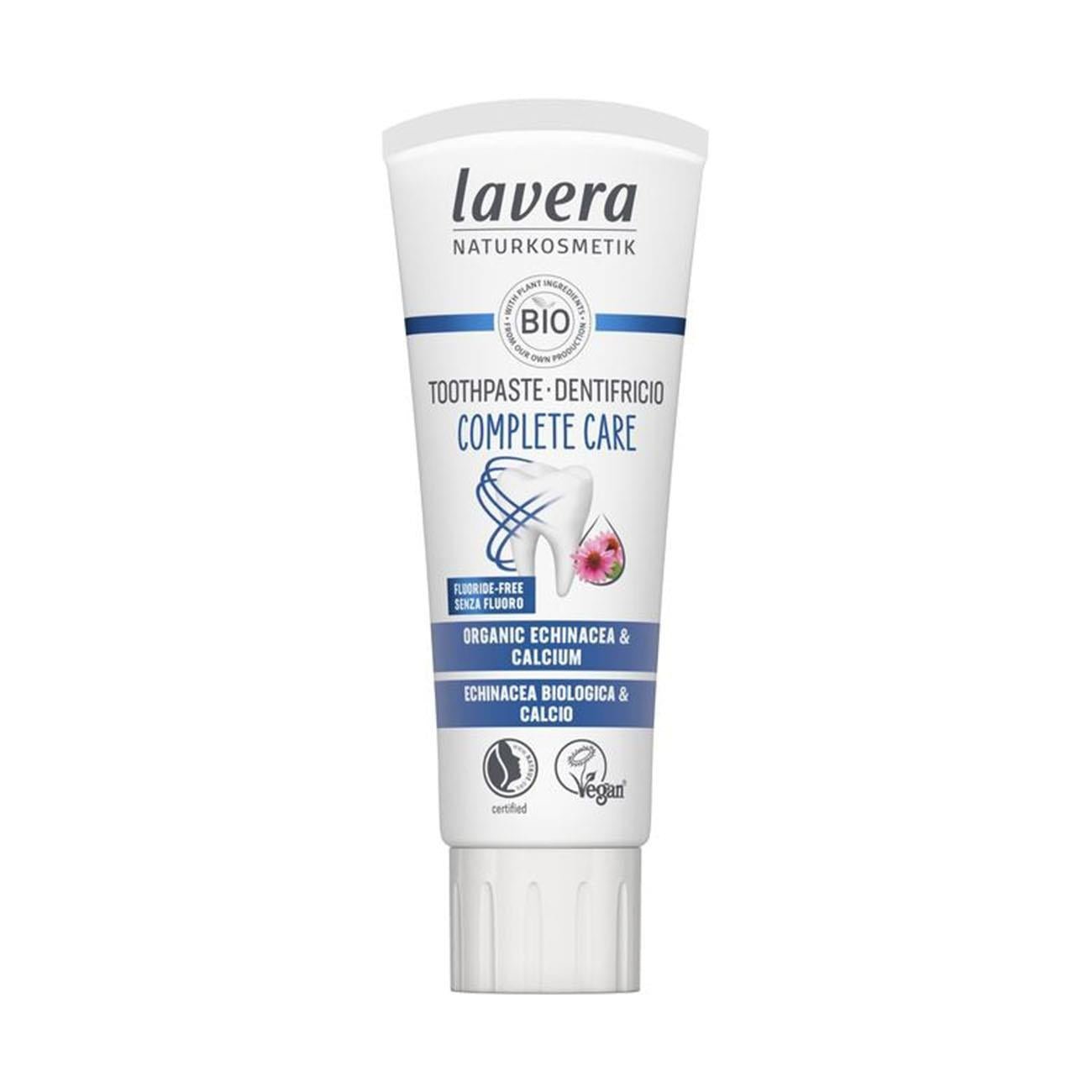 Organic Echinacea and Fluoride Free Complete Care Toothpaste New 75ml - Lavera - Toothpaste - Eco Natural Products