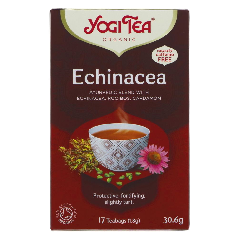 Organic Echinacea Herbal Tea 17 Bags - Yogi Tea - Tea - Eco Natural Products