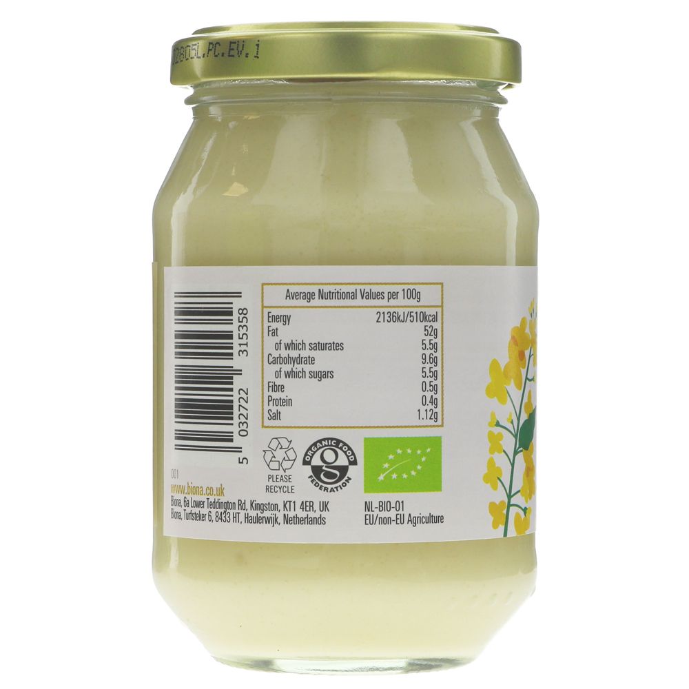 Organic Egg Free Mayo 230g - Biona - Mayonnaise - Eco Natural Products