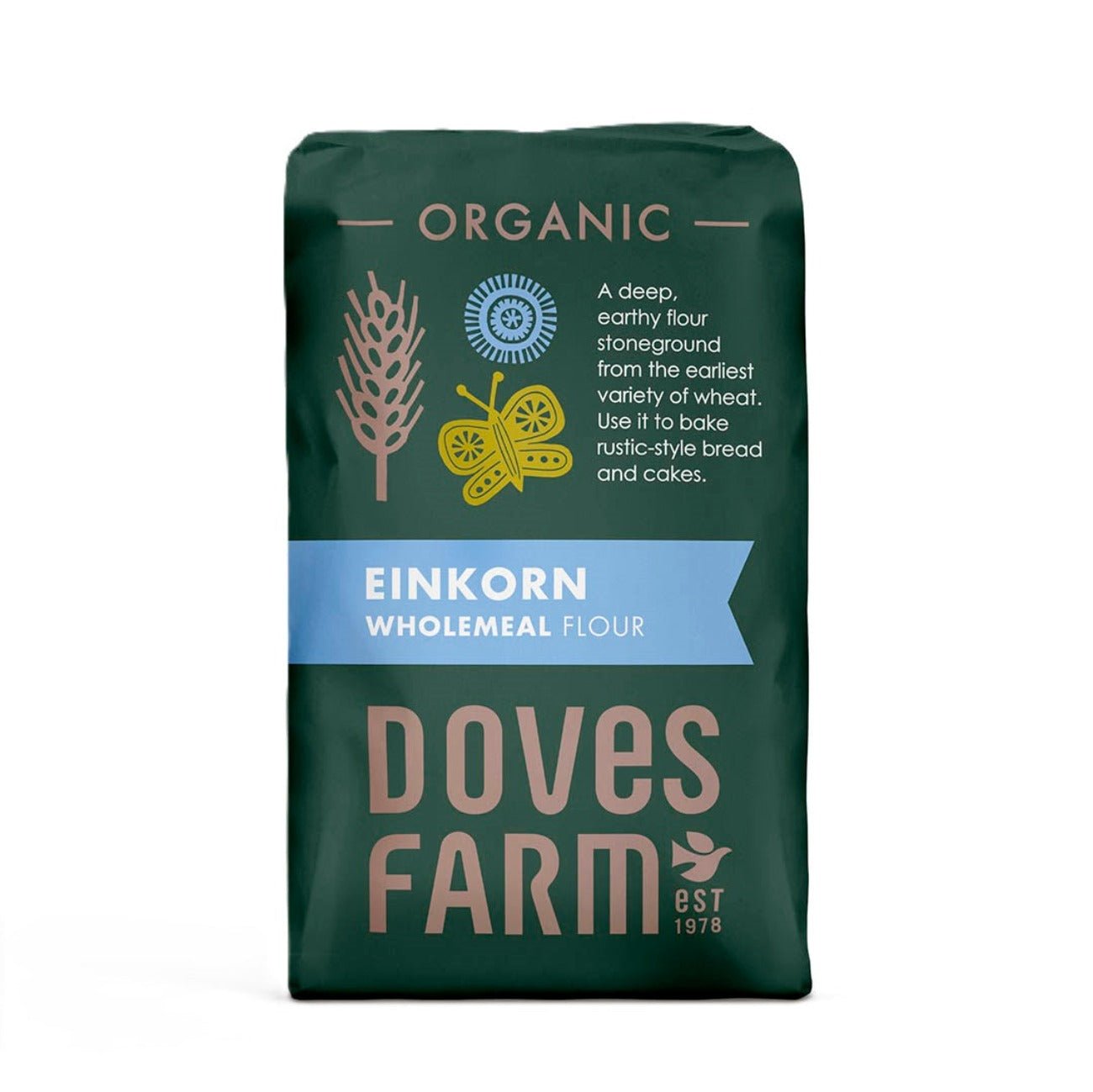 Organic Einkorn Wholemeal Flour 1kg - Doves Farm - Flour - Eco Natural Products