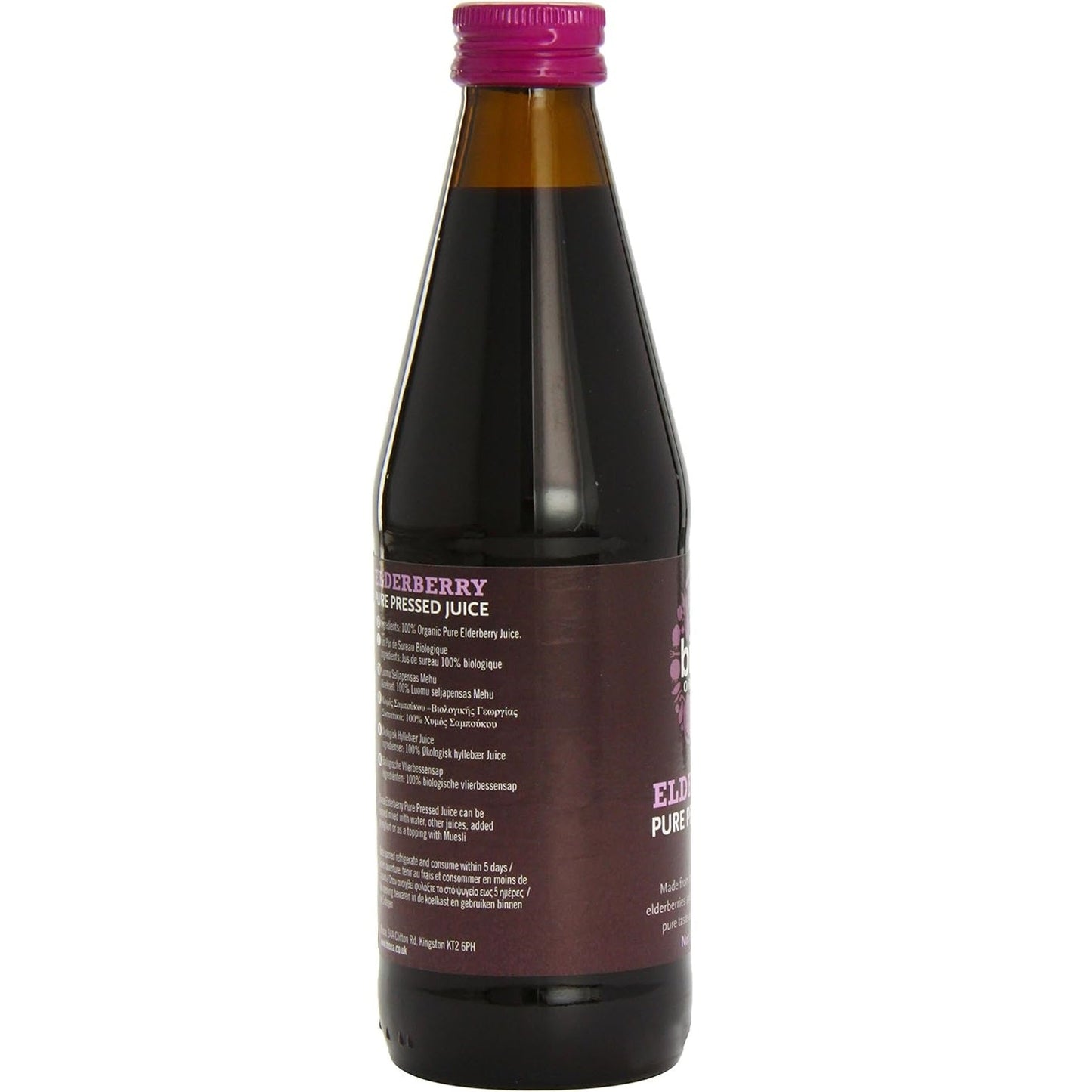 Organic Elderberry Pure Super Juice 330g - Biona - Juice - Eco Natural Products