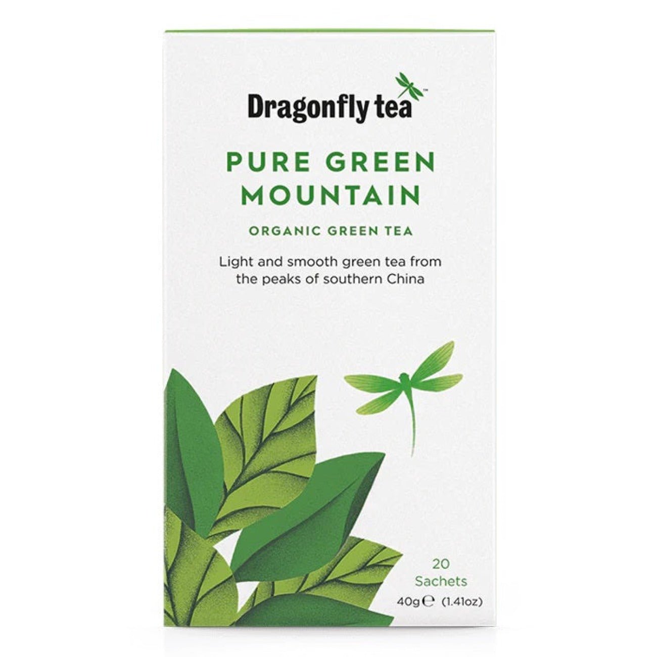 Organic Emerald Mountain Green Tea 20 bags - Dragonfly Tea - Green tea - Eco Natural Products