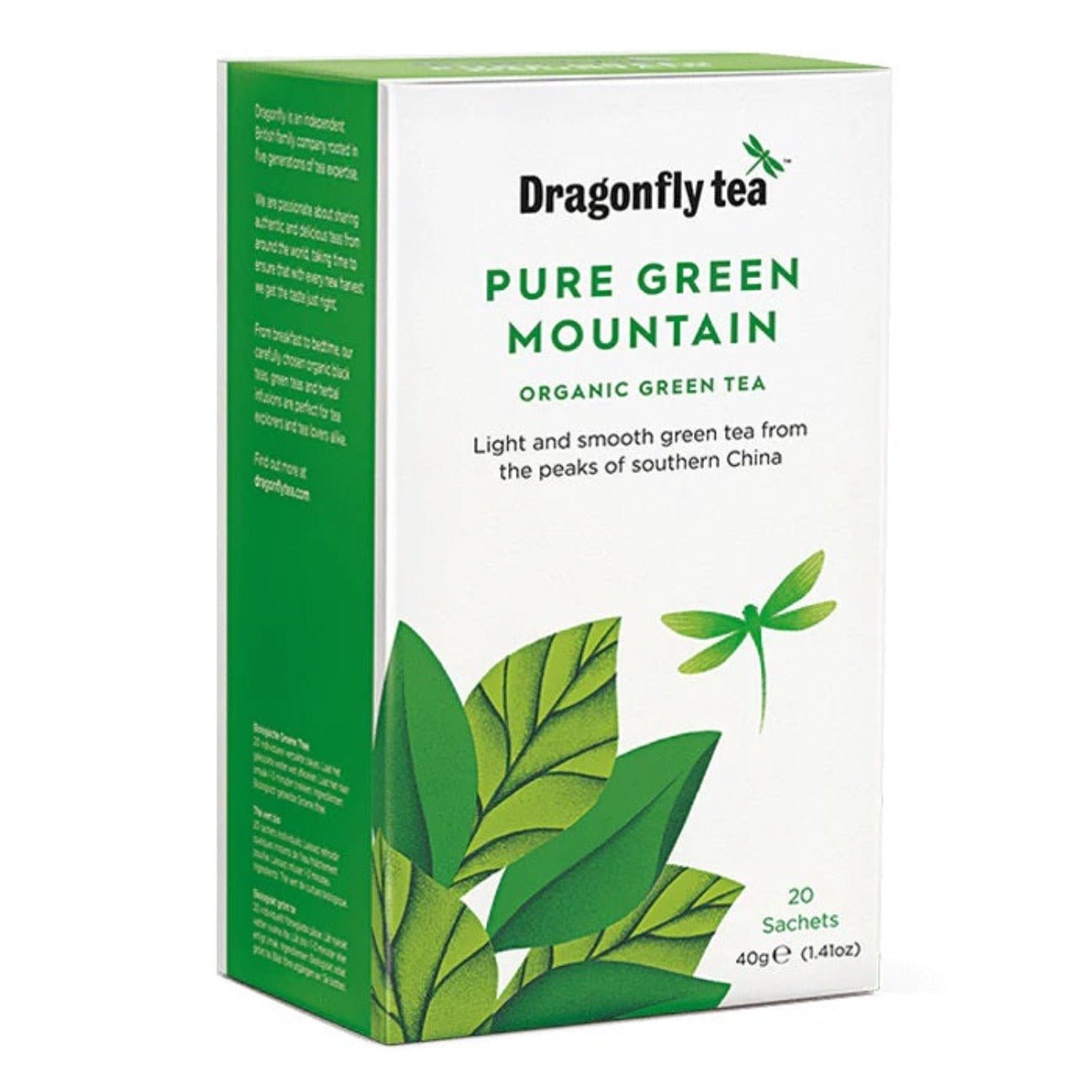 Organic Emerald Mountain Green Tea 20 bags - Dragonfly Tea - Green tea - Eco Natural Products