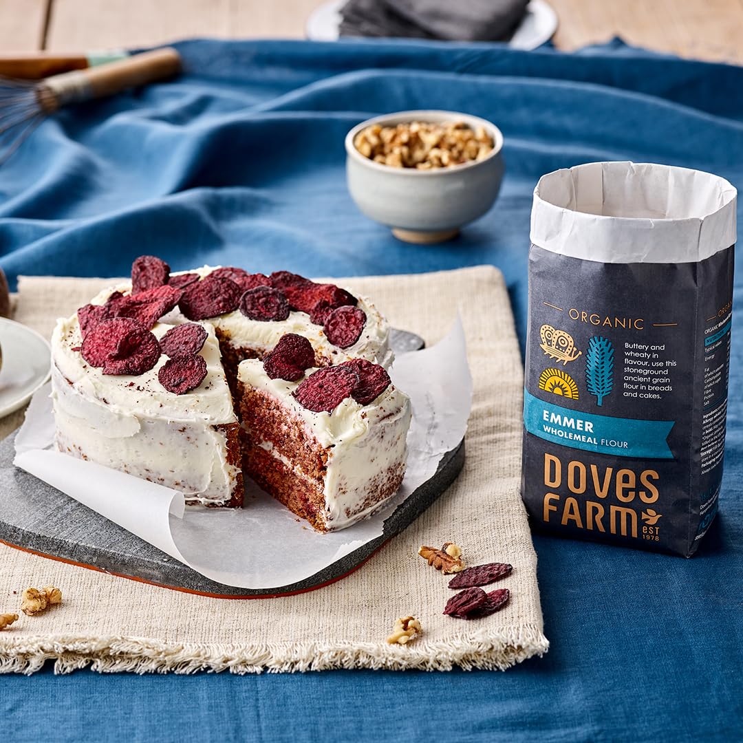 Organic Emmer Wholemeal Stoneground Flour 1kg - Doves Farm - Flour - Eco Natural Products