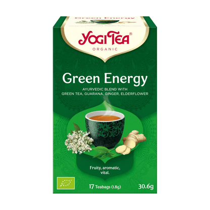 Organic Energy Green Tea 17 Bags - Yogi Tea - Teas - Yogi Tea