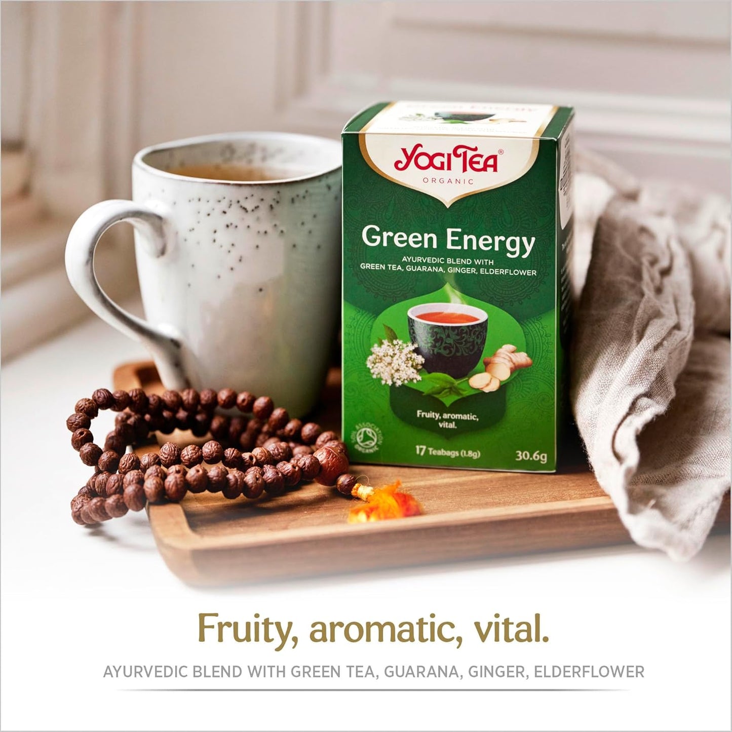 Organic Energy Green Tea 17 Bags - Yogi Tea - Teas - Yogi Tea
