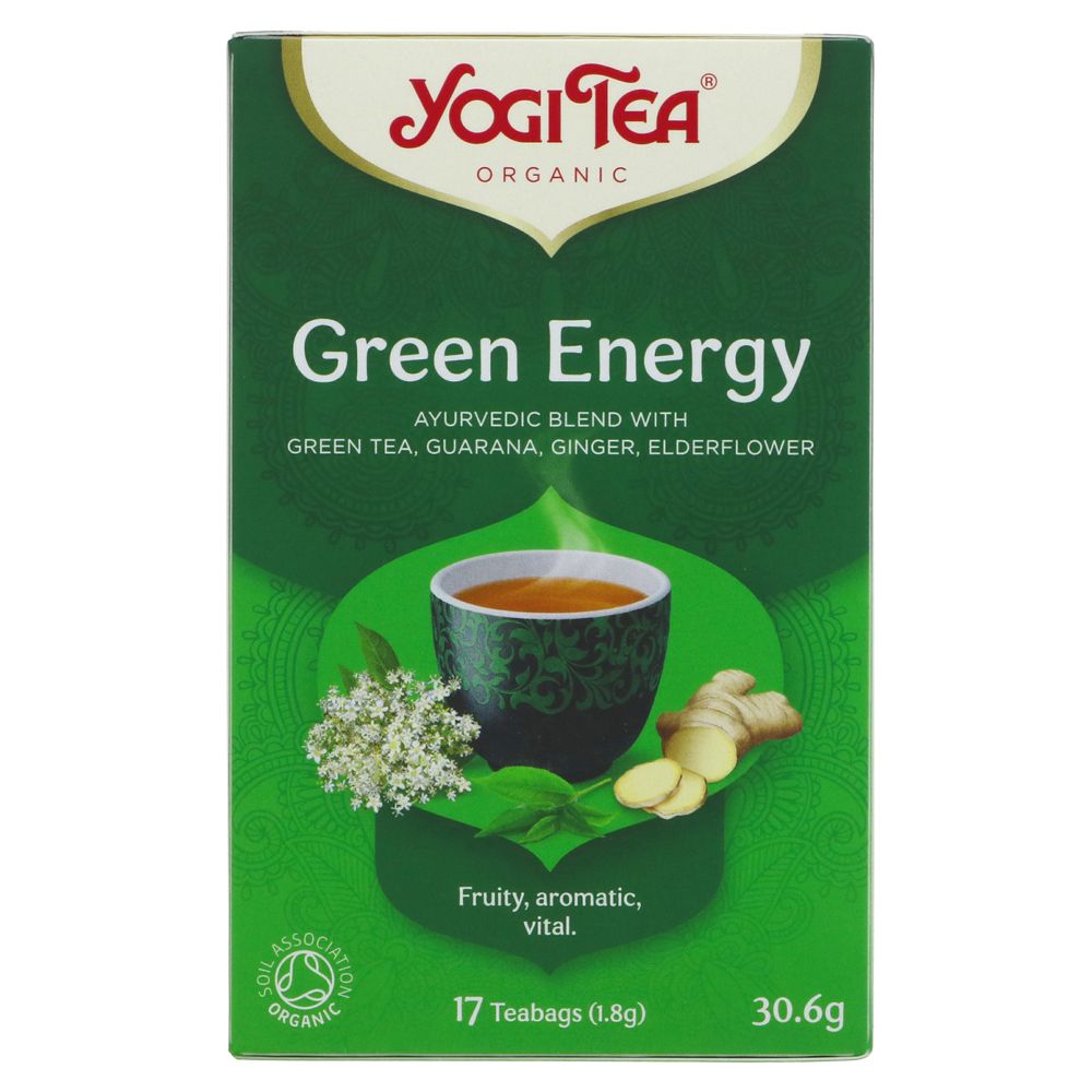 Organic Energy Tea Green 17 Bags - Yogi Tea - Tea - Eco Natural Products