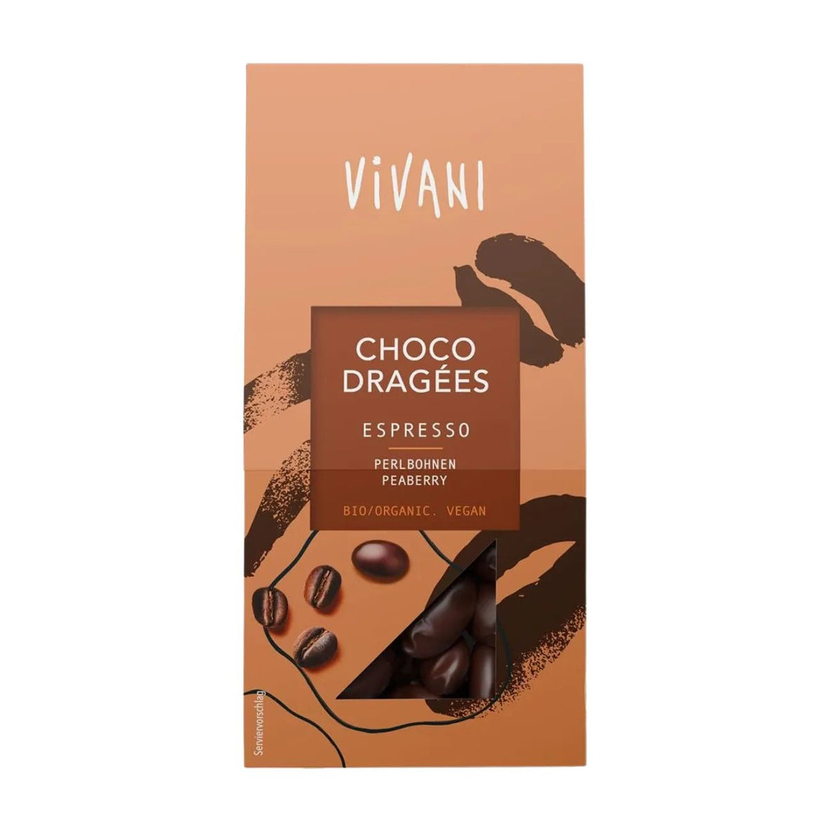Organic Espresso Choco Dragees Christmas 75g - Vivani - Chocolate Bar - Vivani