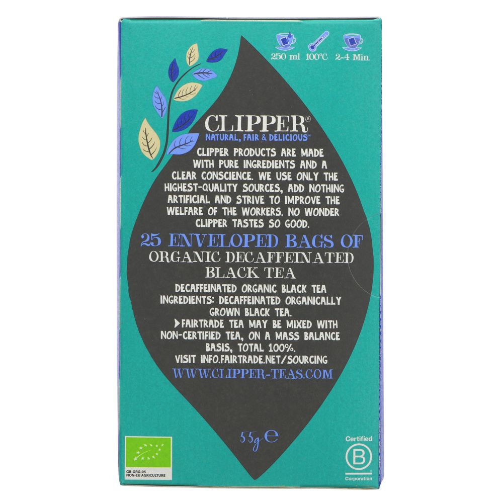 Organic Everyday Decaf Tea 25 Envelopes - Clipper - Tea & Infusions - Eco Natural Products