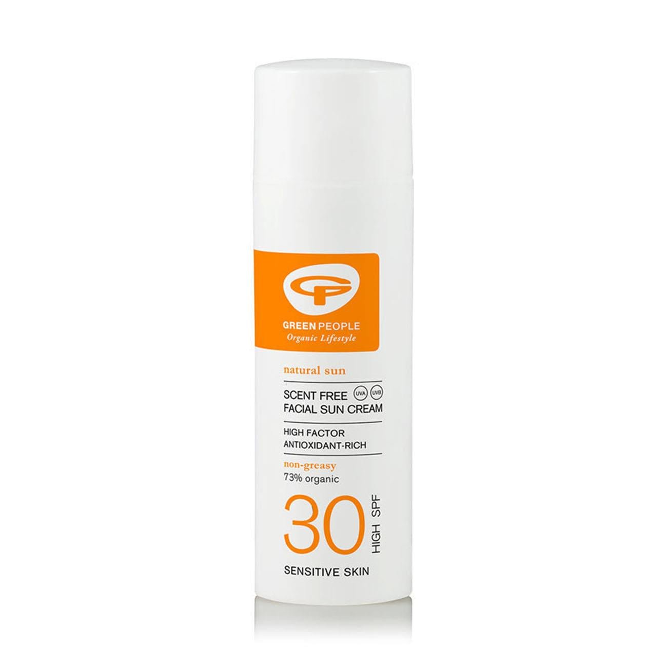 Organic Facial Sun Cream SPF30 50ml [BLACK FRIDAY] - Eco Natural Products - Green People - Facial sun cream