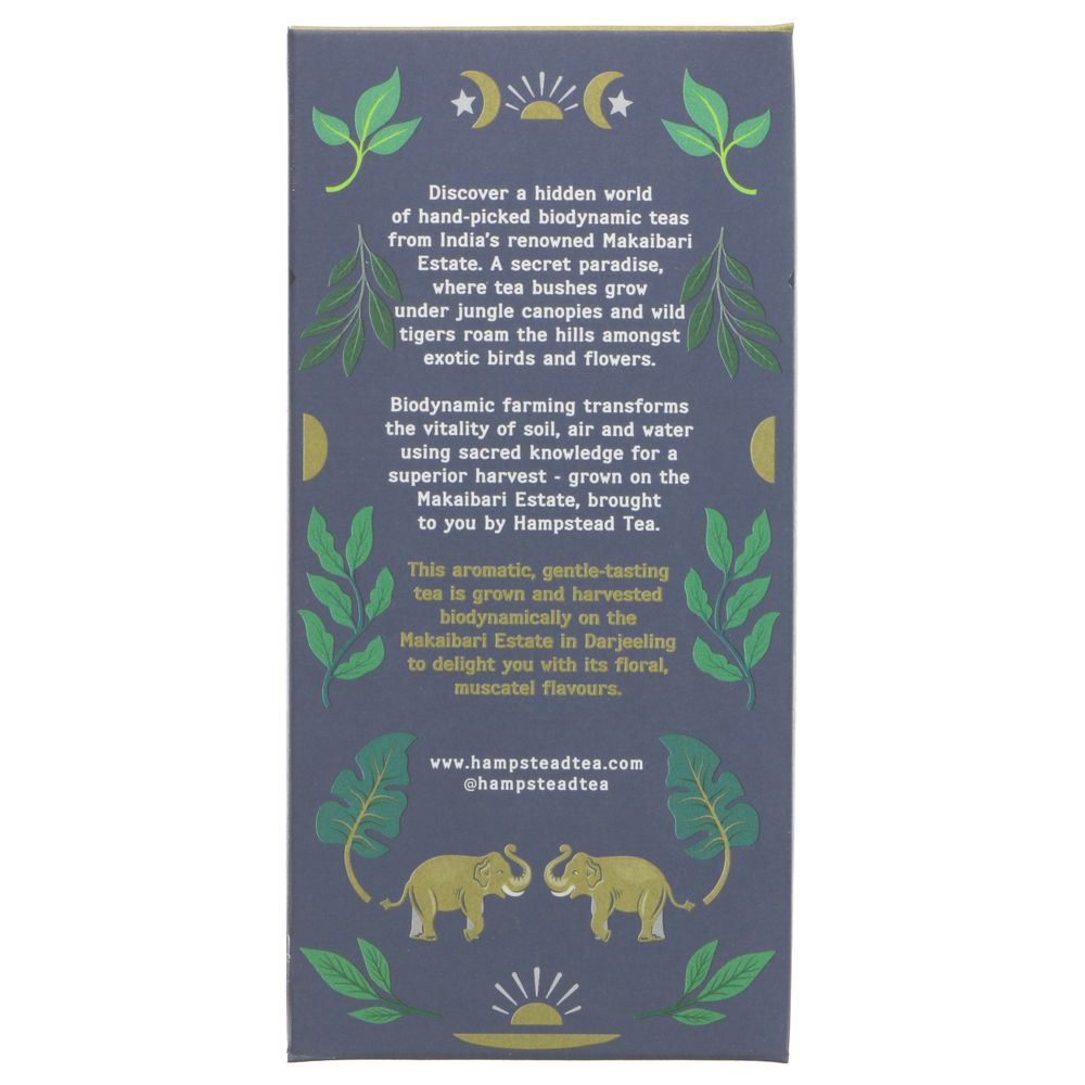 Organic Fairtrade Darjeeling Black Tea 20 bags - Hampstead Tea - Black tea - Eco Natural Products