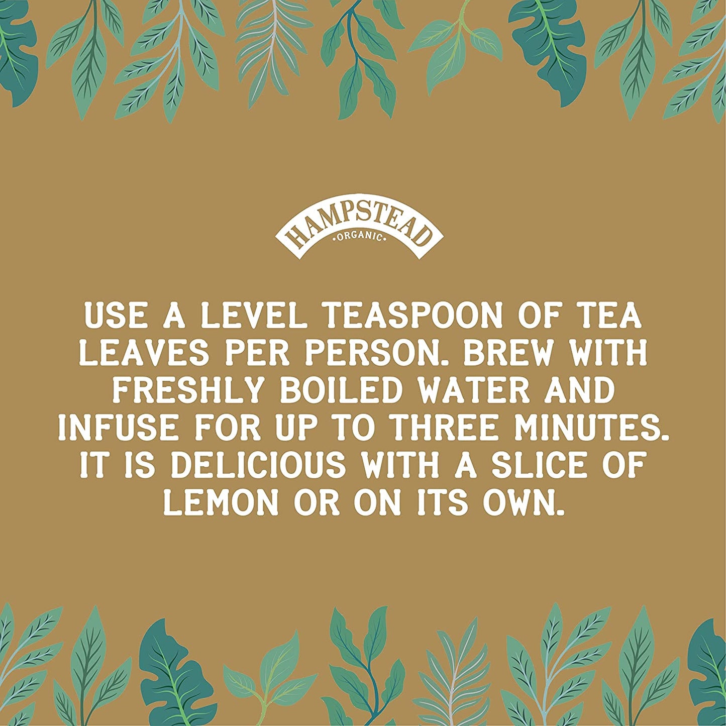 Organic Fairtrade Darjeeling Black Tea 20 bags - Hampstead Tea - Black tea - Eco Natural Products