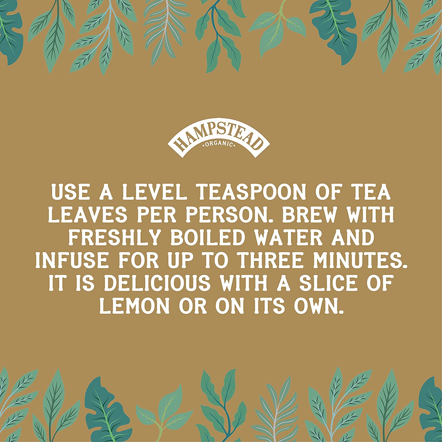 Organic Fairtrade Darjeeling Black Tea 20 bags - Hampstead Tea - Black tea - Eco Natural Products