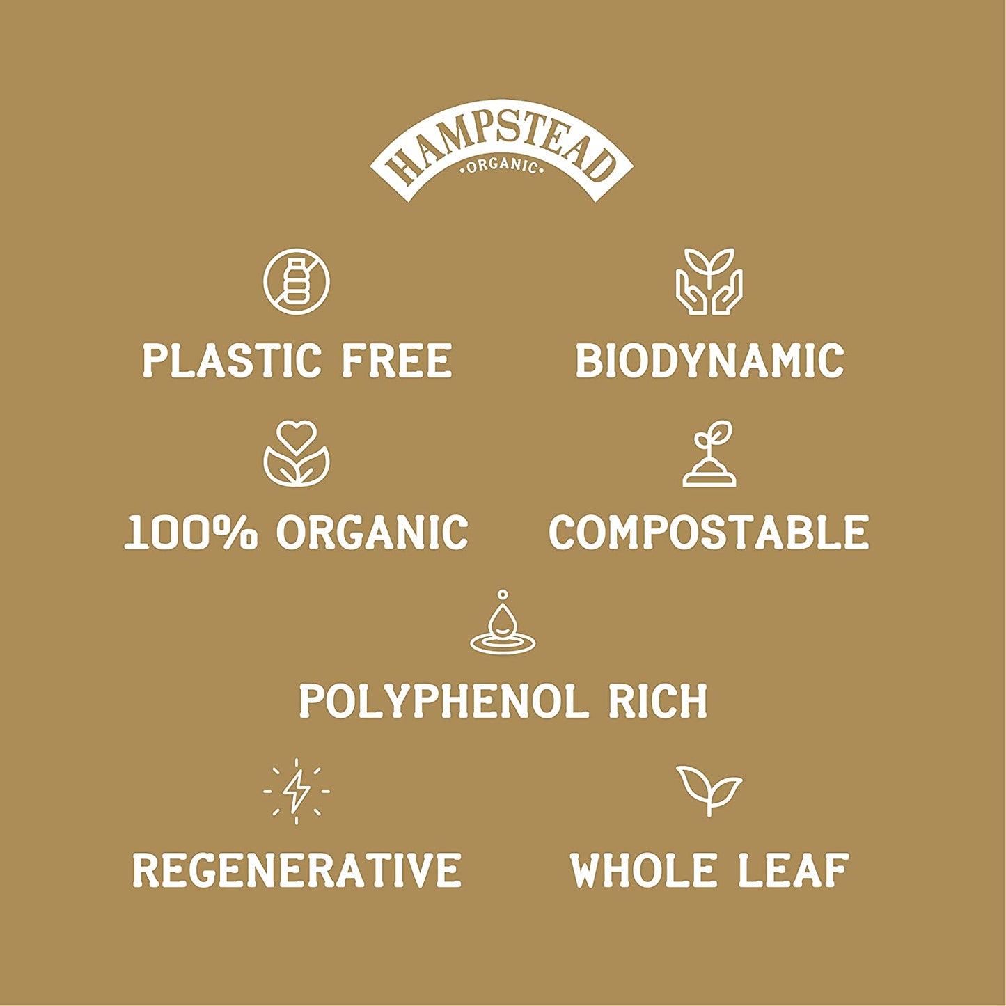 Organic Fairtrade Darjeeling Black Tea 20 bags - Hampstead Tea - Black tea - Eco Natural Products