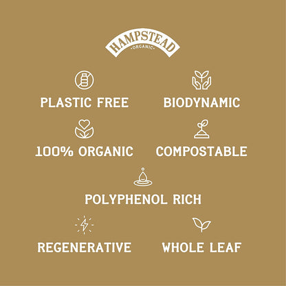 Organic Fairtrade Darjeeling Black Tea 20 bags - Hampstead Tea - Black tea - Eco Natural Products