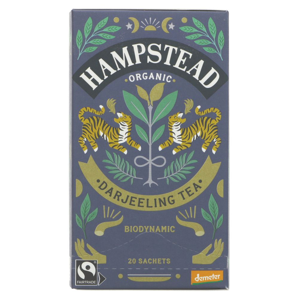 Organic Fairtrade Darjeeling Black Tea 20 bags - Hampstead Tea - Black tea - Eco Natural Products