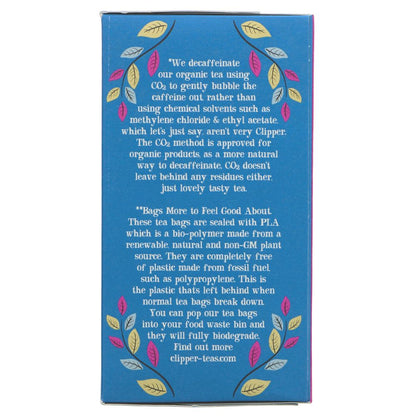 Organic Fairtrade Earl Grey Decaf Tea 40 Bags - Clipper - Black tea - Eco Natural Products