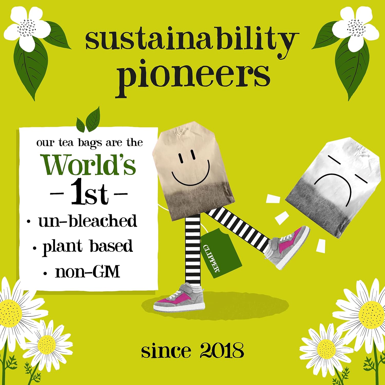 Organic Fairtrade Everyday Decaf Tea 40 Bags - Clipper - Black Tea - Eco Natural Products