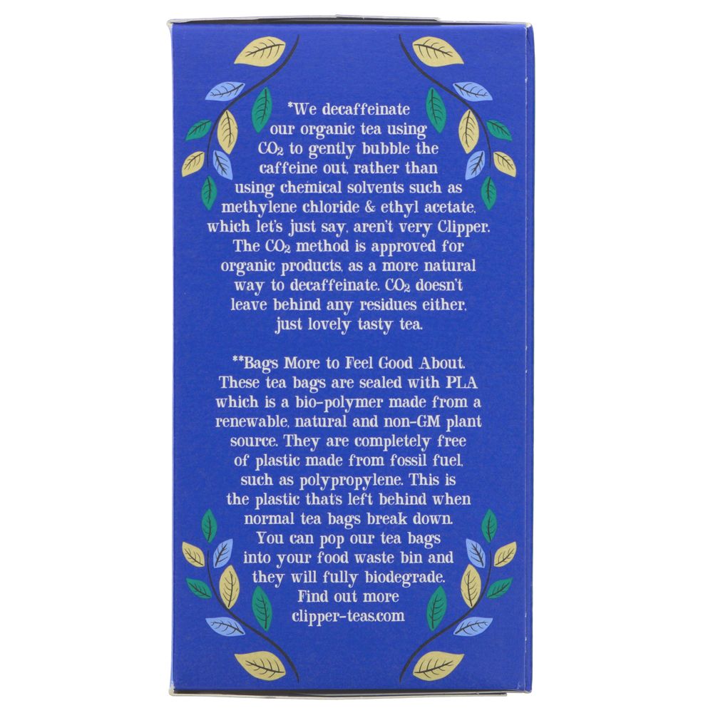 Organic Fairtrade Everyday Decaf Tea 40 Bags - Clipper - Black Tea - Eco Natural Products
