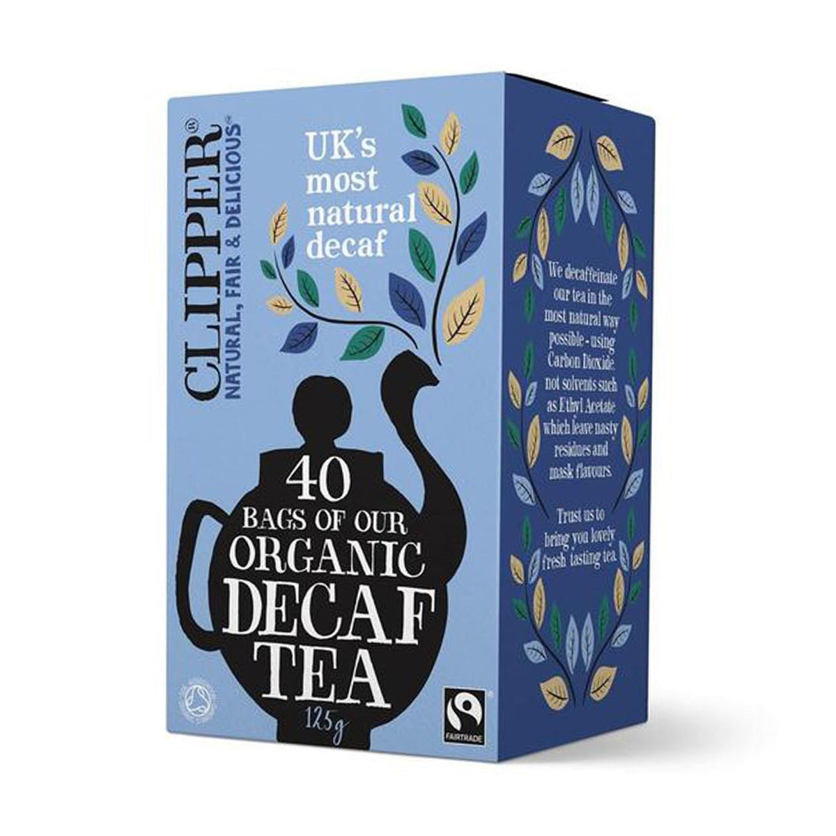 Organic Fairtrade Everyday Decaf Tea 40 bags - Clipper - Black tea - Clipper