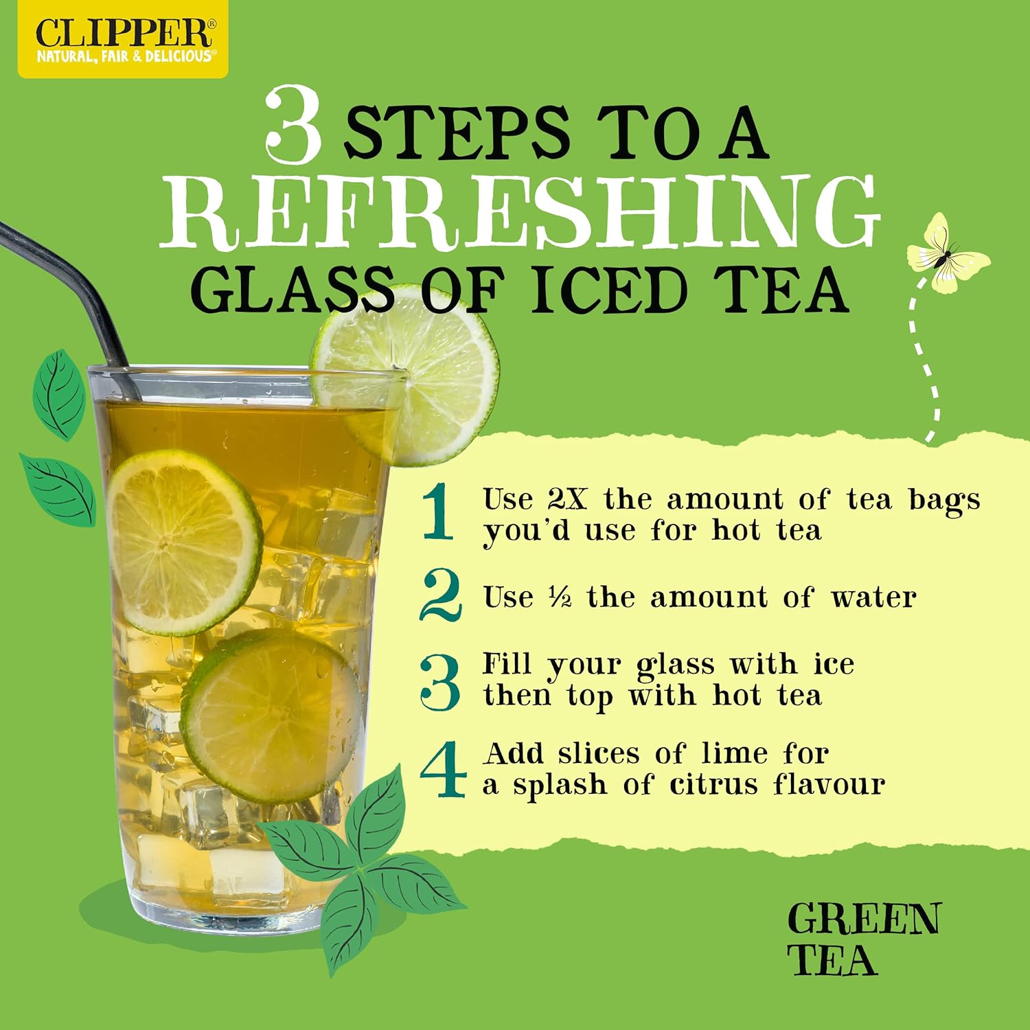 Organic Fairtrade Green Tea 40 Bags - Clipper - Green Tea - Eco Natural Products