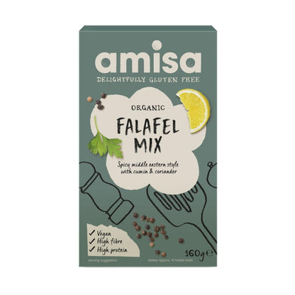 Organic Falafel Mix Gluten Free 160g - Amisa - For Baking - Eco Natural Products
