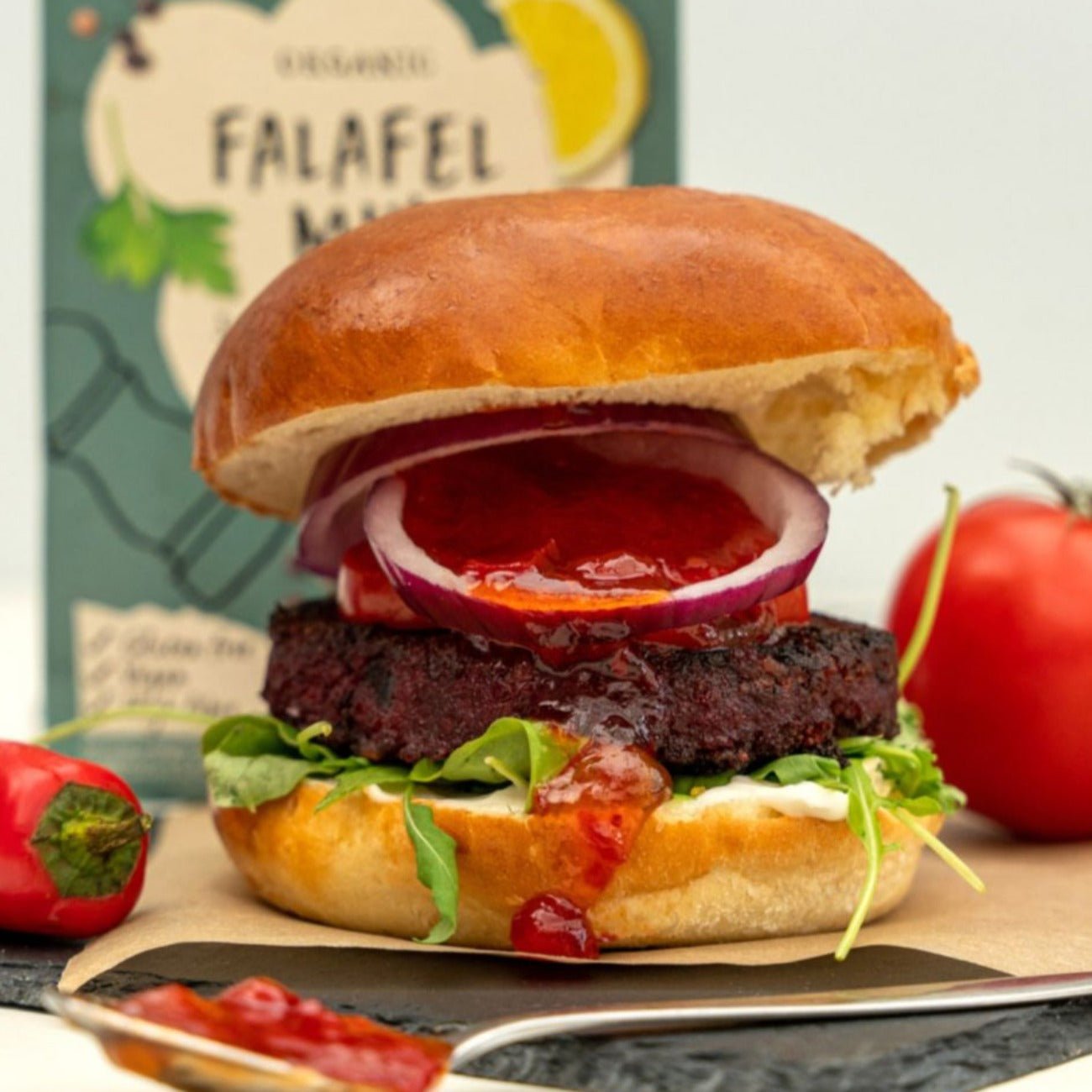 Organic Falafel Mix Gluten Free 160g - Amisa - For Baking - Eco Natural Products