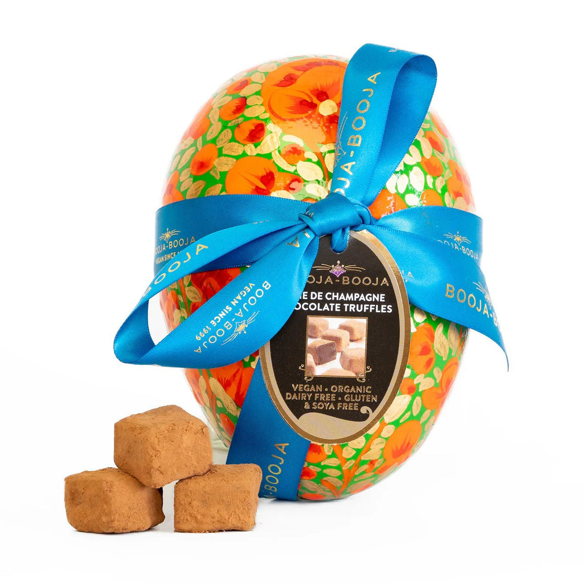 Organic Fine De Champagne Truffles Easter Egg Large 138g - Booja - Booja - Truffles - Booja - Booja