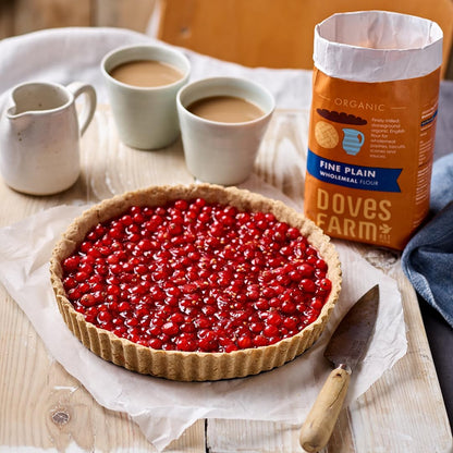 Organic Fine Plain Stoneground Wholemeal Flour 1kg - Doves Farm - Flour - Eco Natural Products