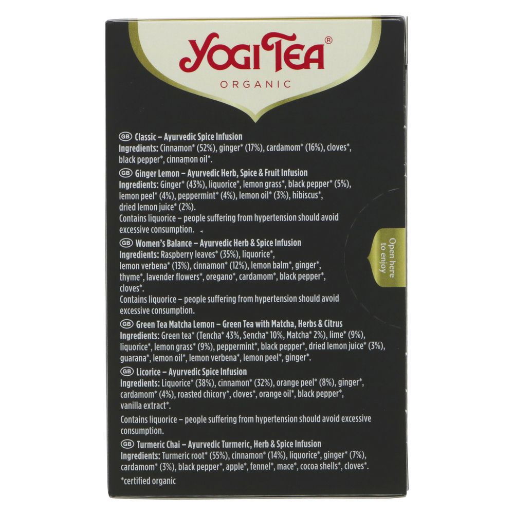 Organic Finest Selection Tea 6x3bags [BLACK FRIDAY] - Eco Natural Products - Yogi Tea - Tea