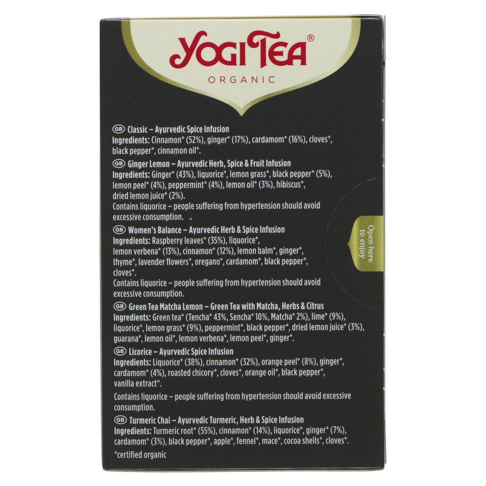 Organic Finest Selection Tea 6x3bags - Yogi Tea - Tea - Eco Natural Products