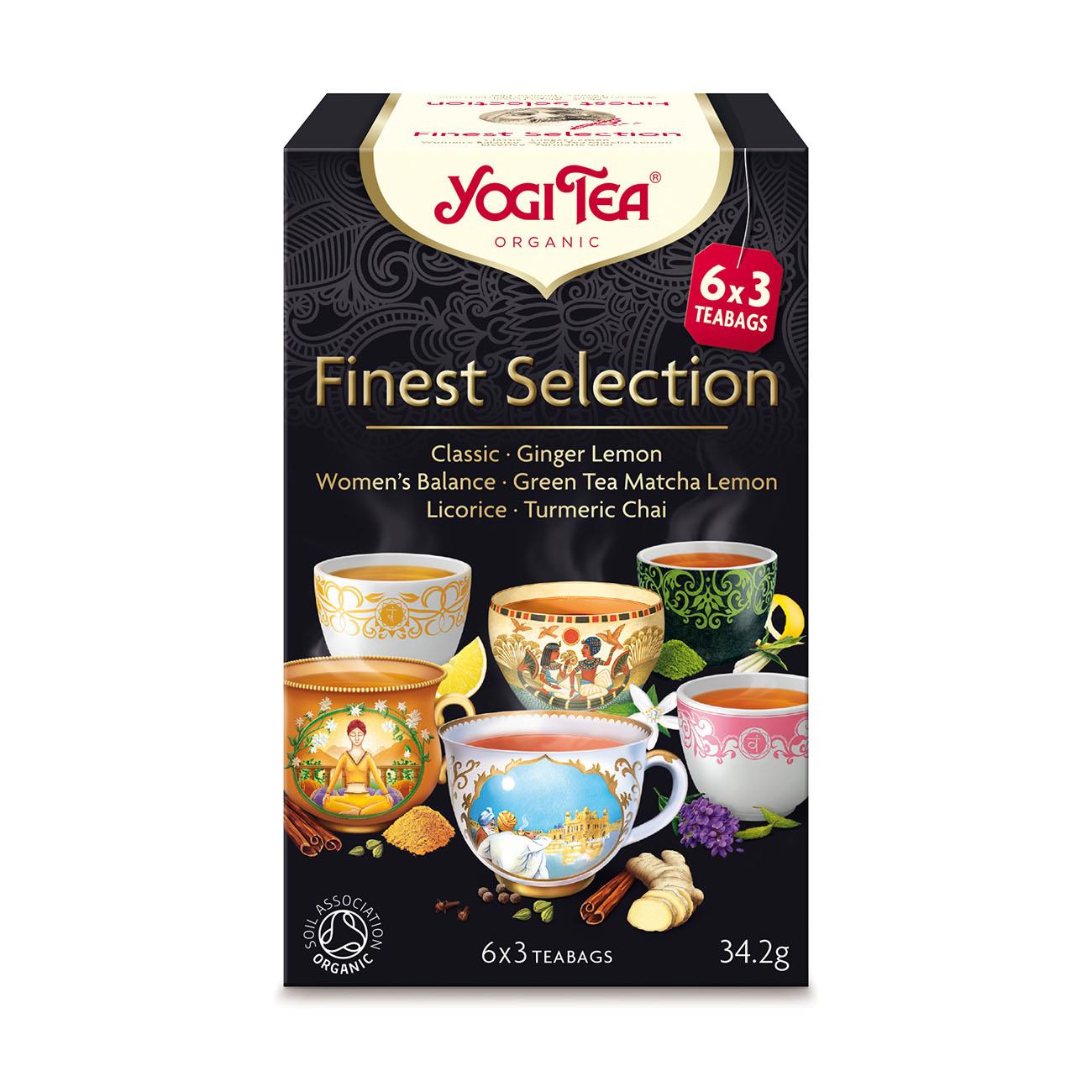 Organic Finest Selection Tea 6x3bags [BLACK FRIDAY] - Eco Natural Products - Yogi Tea - Tea